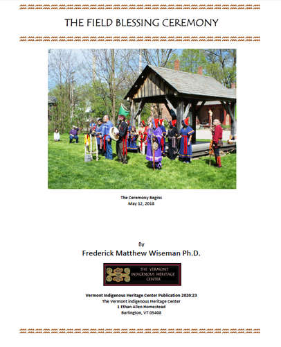 Vermont Abenaki Field Blessing